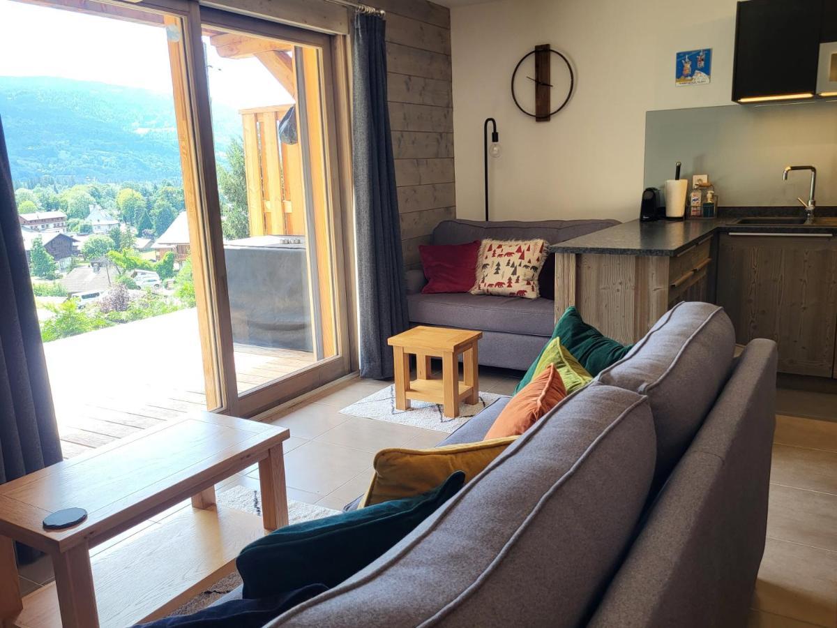 Plein Soleil Modern 3 Bedroom Apartment With Stunning Mountain Views Samoëns Eksteriør billede