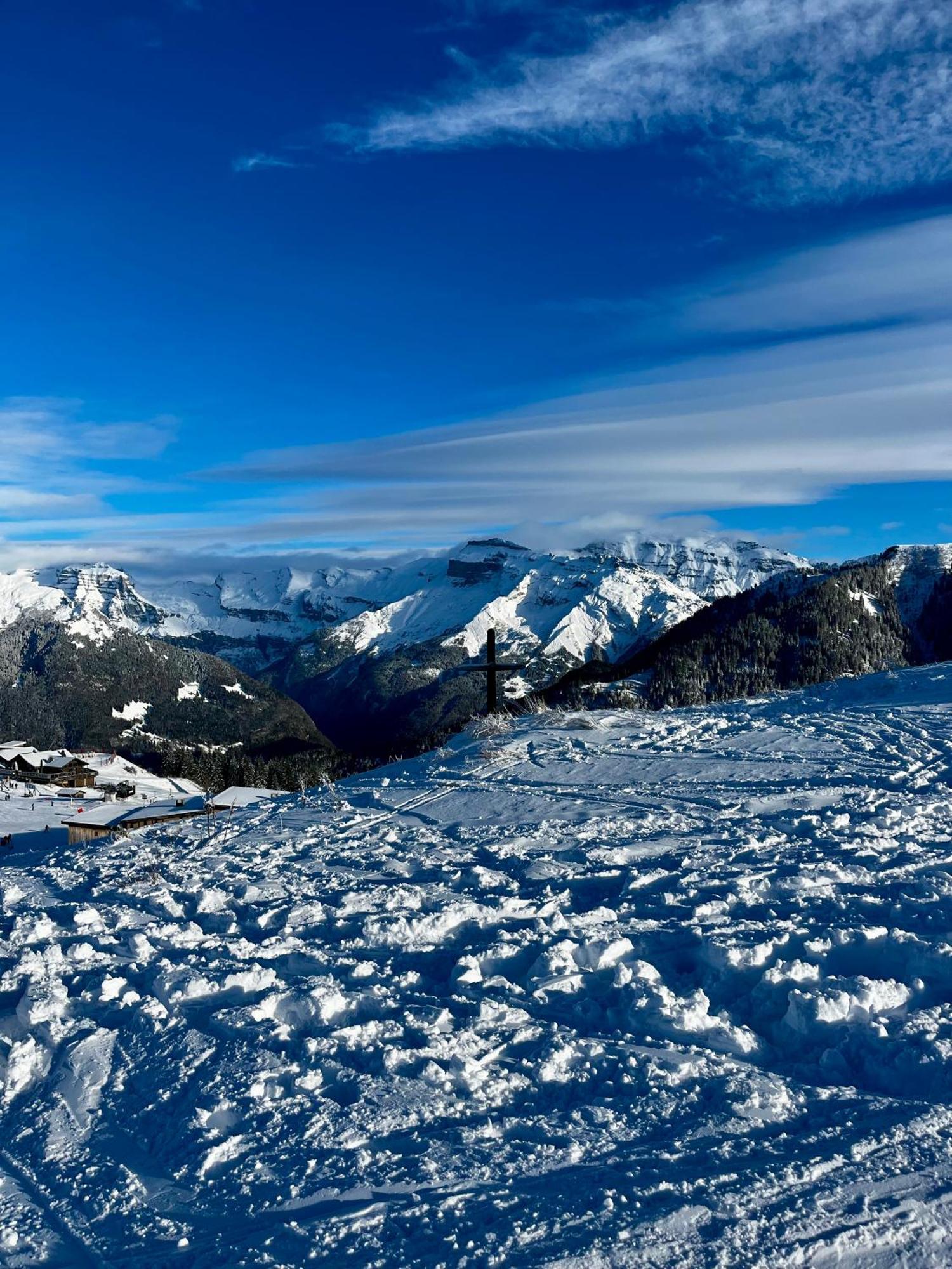 Plein Soleil Modern 3 Bedroom Apartment With Stunning Mountain Views Samoëns Eksteriør billede
